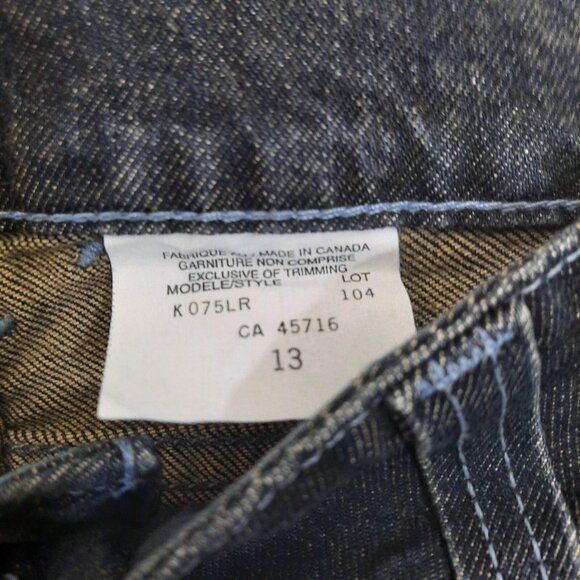 New Vintage 90s Cowgirl Time Bootcut Western Jeans Low Rise Embroidered Size 13 - Picture 7 of 7